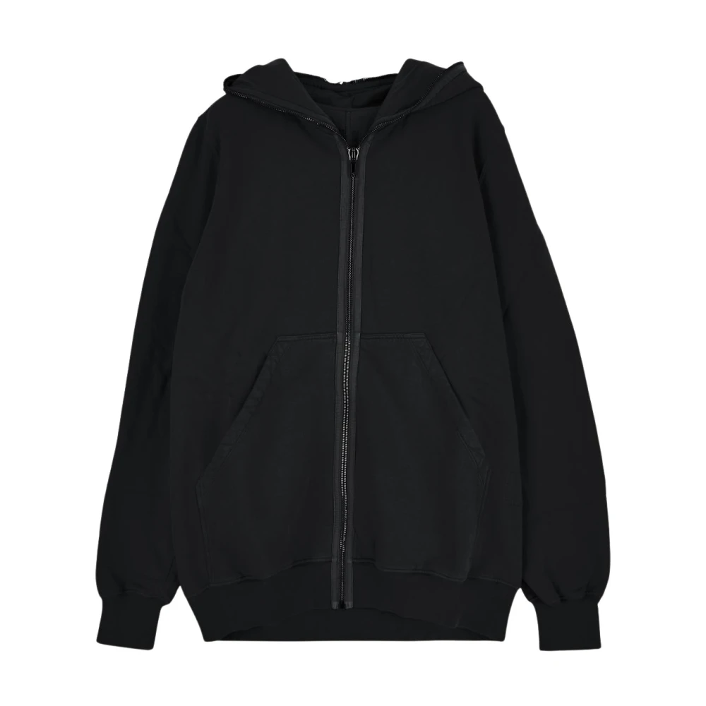 Rick Owens Jumbo Gimp Hoodie Katoenen Sweatshirt Black Heren