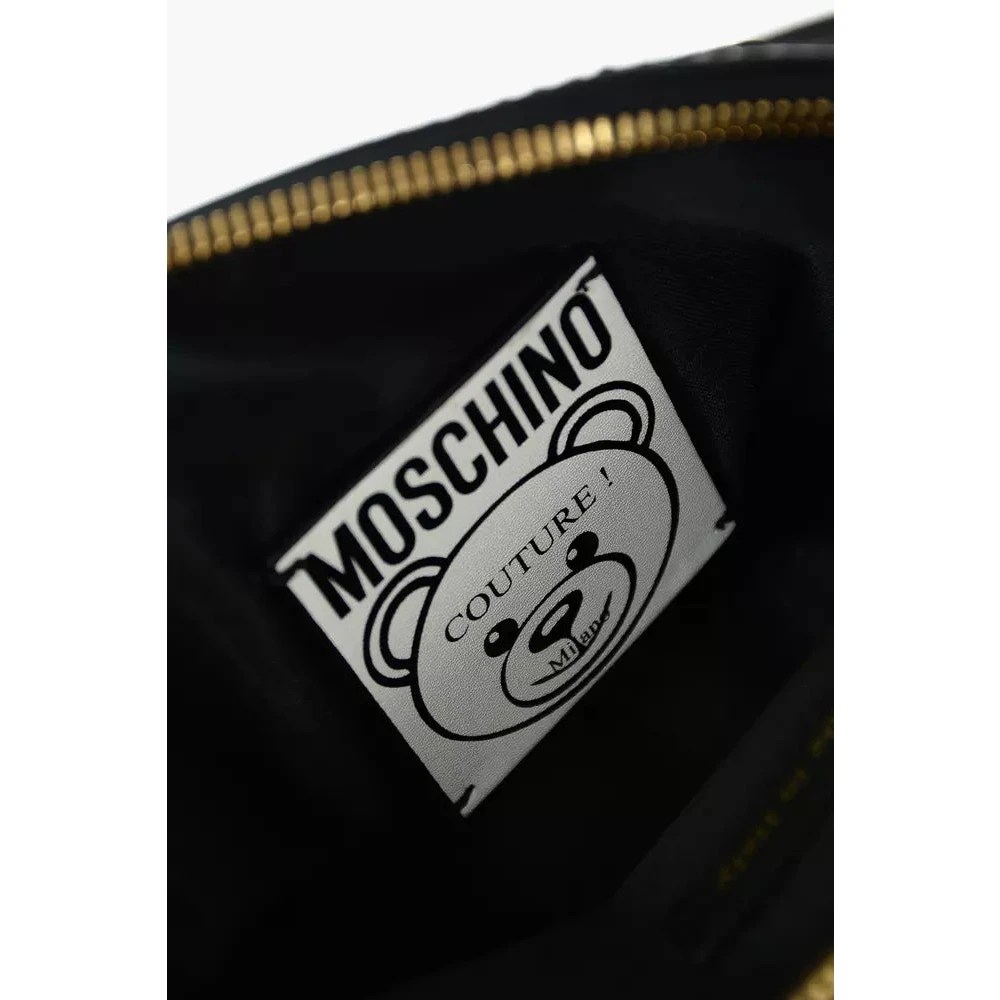 Moschino Teddy Bear Cake Print Clutch Tas Black Dames