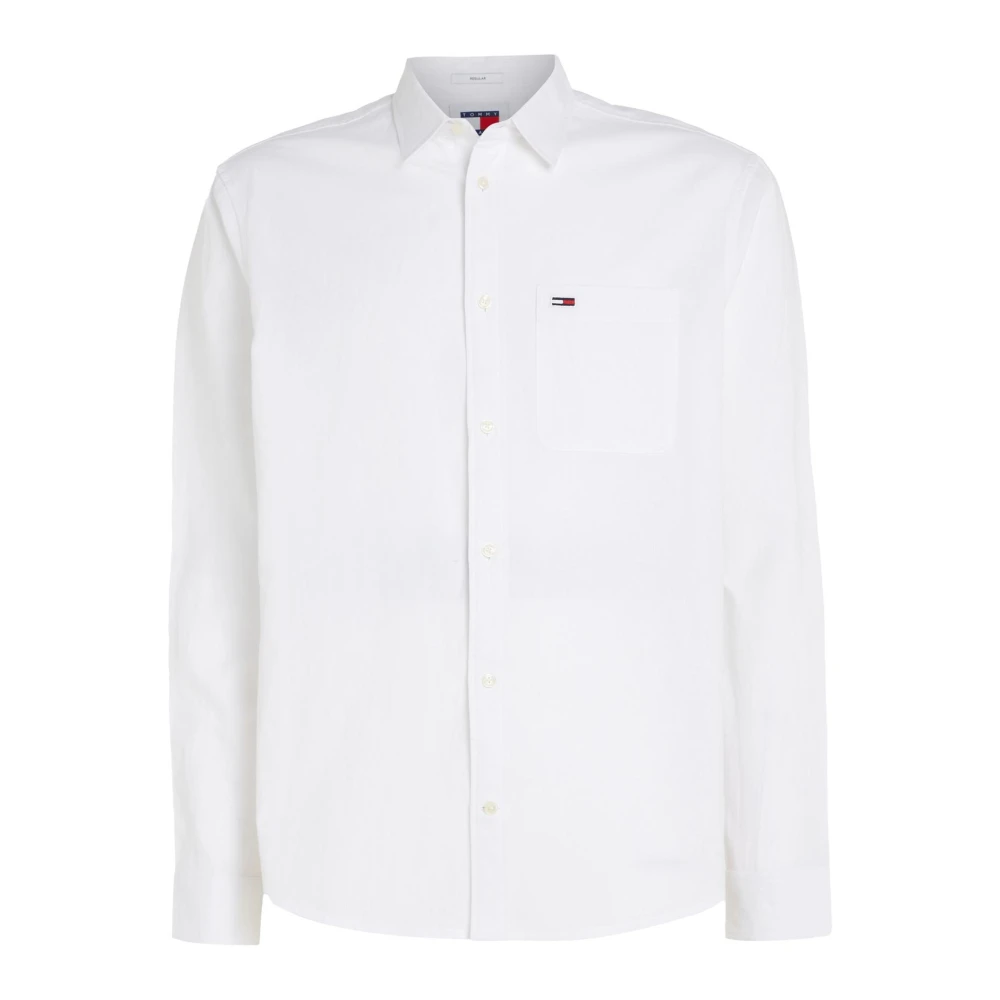 Tommy Jeans Formal Shirts White Heren