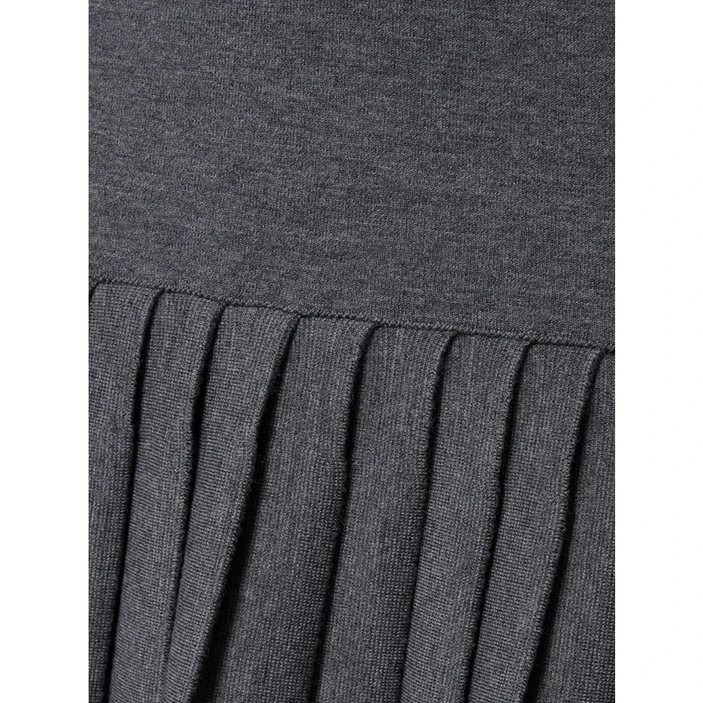 Khaite Gebreide Jurk Gray Dames