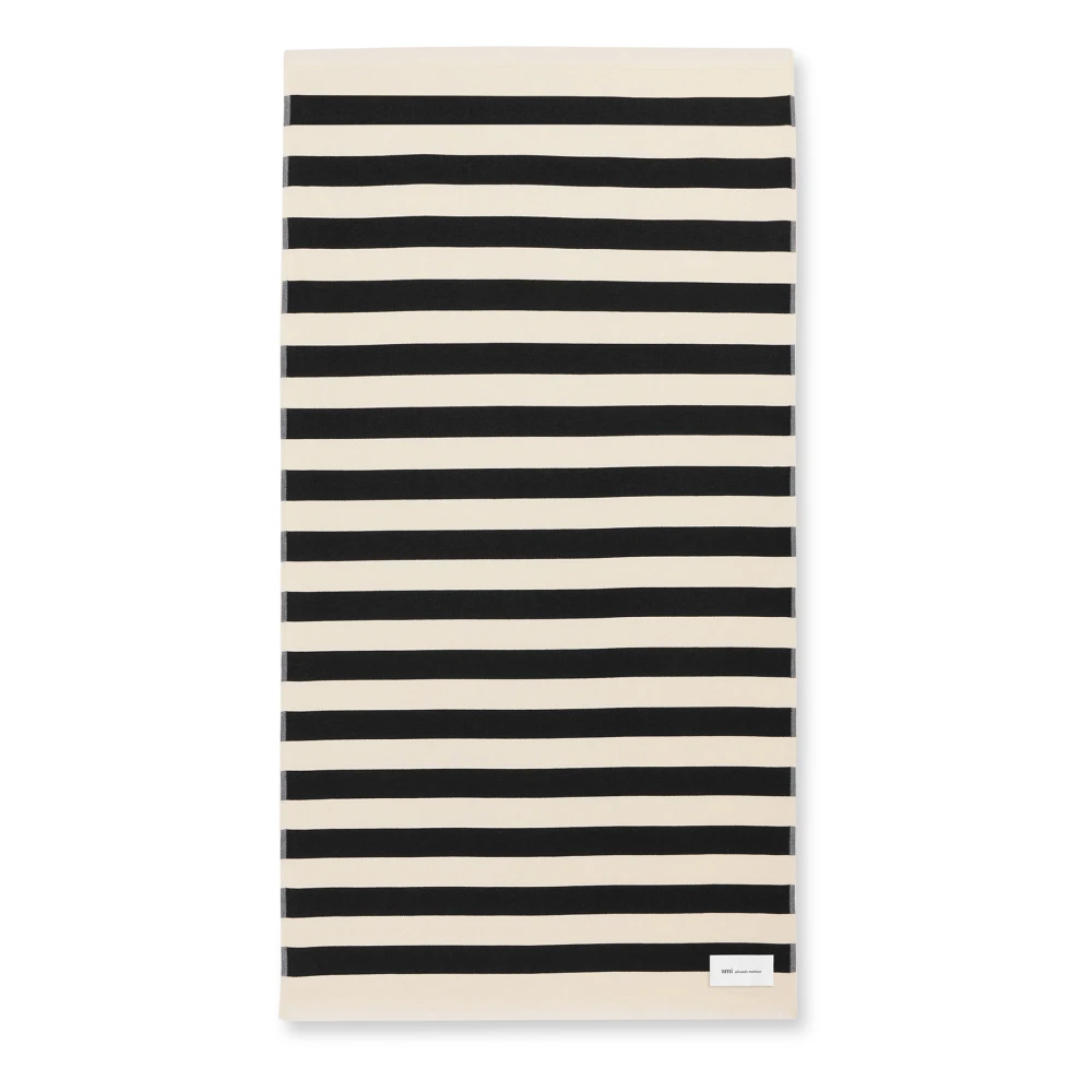 Ami Paris Unisex Multicolor Home Veelkleurig, One Size, Katoen, Stripes Strandlaken