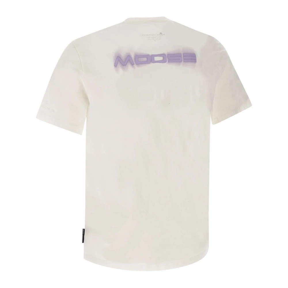 Moose Knuckles Witte T-shirts en Polos White Heren