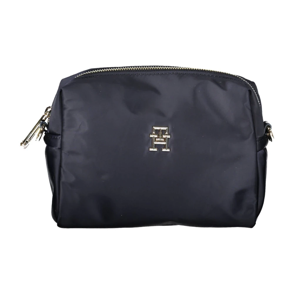 Tommy Hilfiger Women's Blue Shoulder Bag With Logo Detail