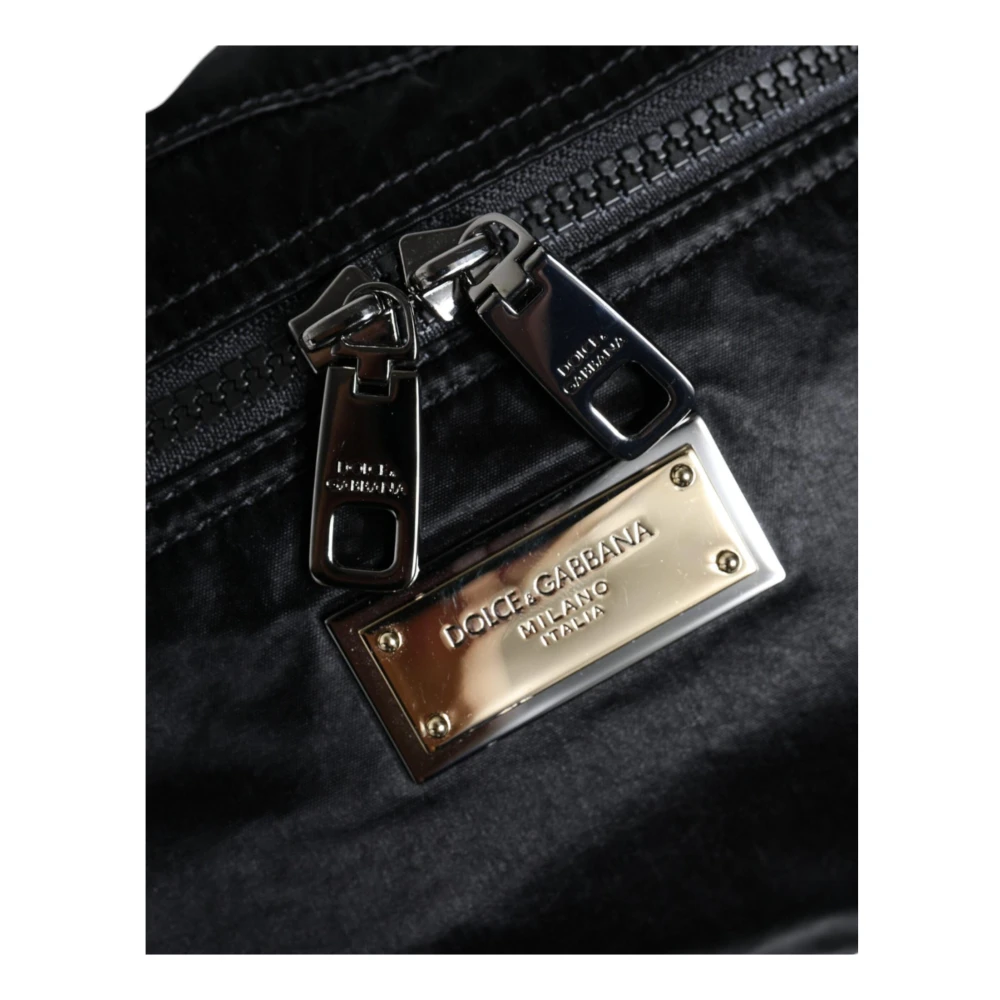 Dolce & Gabbana Zwarte Nylon Riem Fanny Pack Black Dames