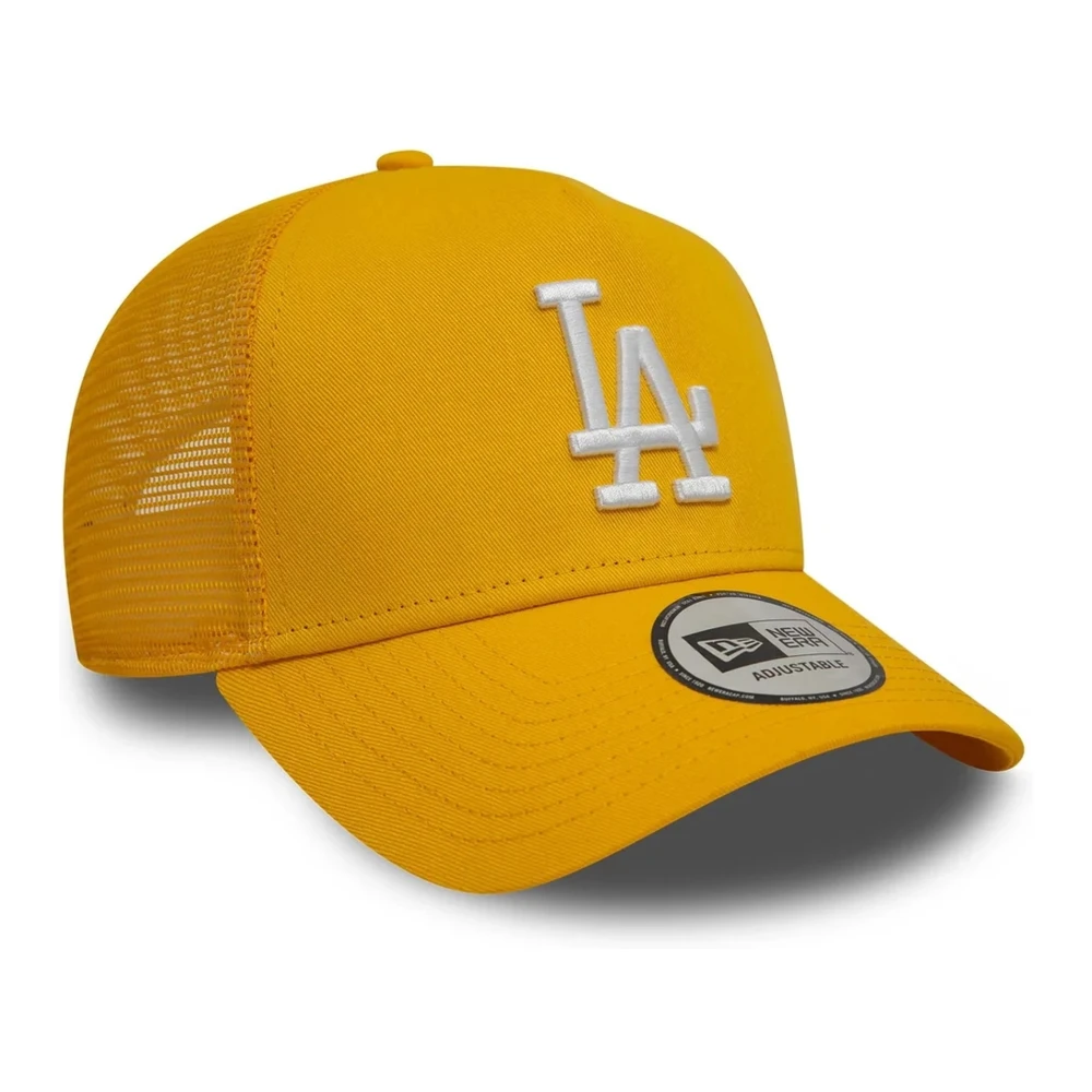 new era Gele Dodgers League Trucker Pet Yellow Heren