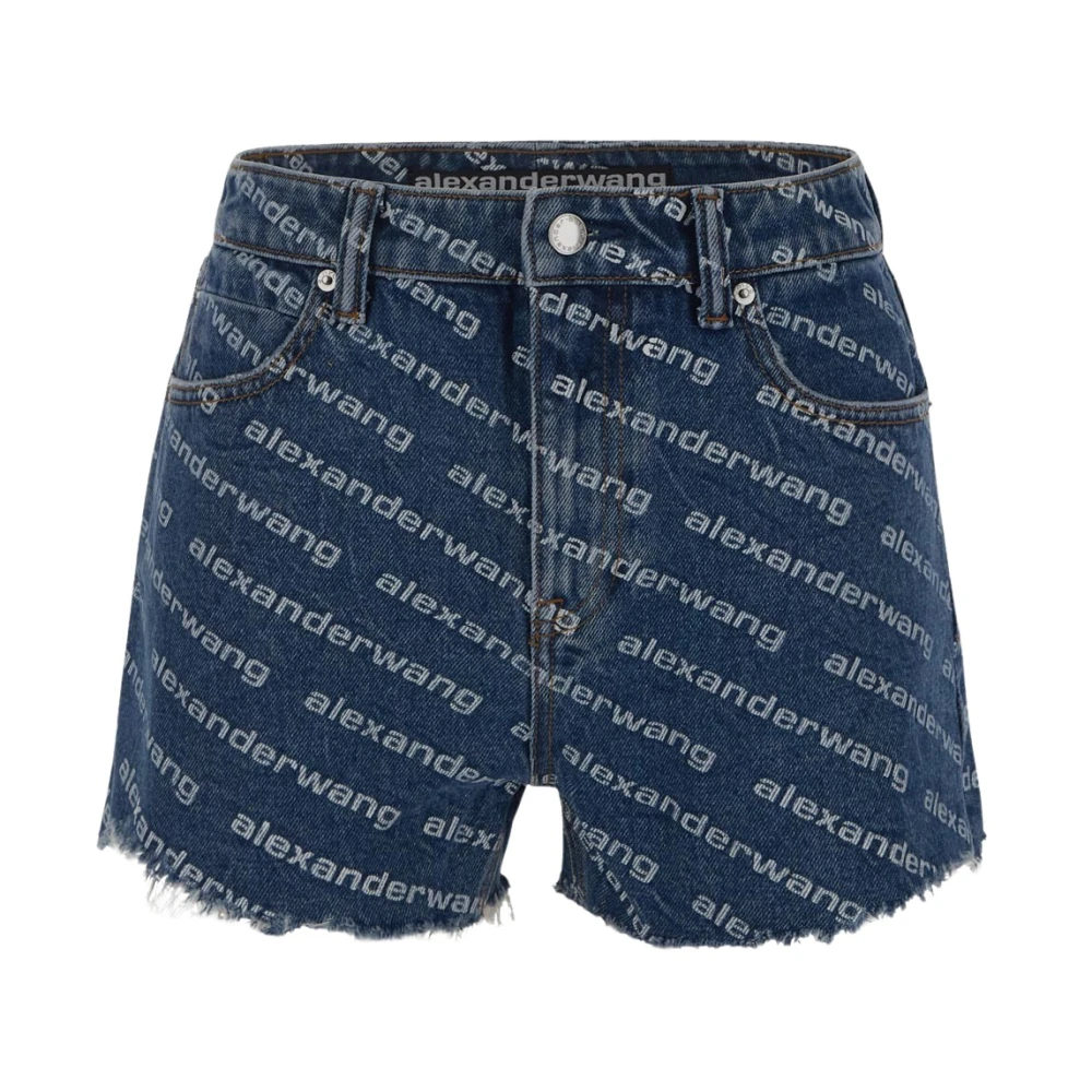 Alexander wang Damesmode Shorts Blue Dames