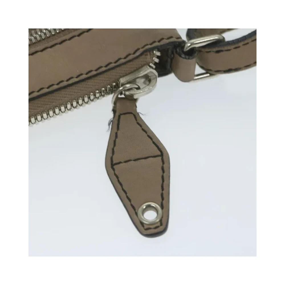Loewe Pre-owned Leather shoulder-bags Beige Dames