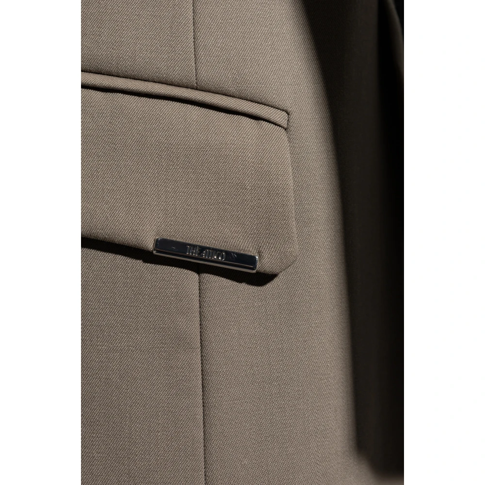 The Attico Wollen blazer Gray Dames