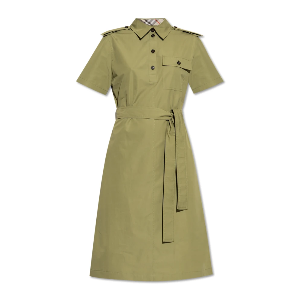 Burberry Damen Grün Kleider, Xsgröße: