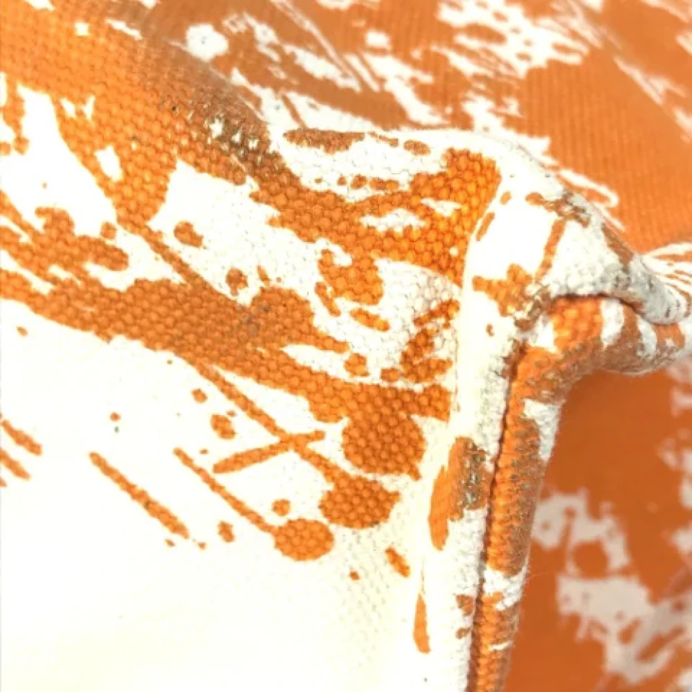 Hermès Vintage Pre-owned Fabric handbags Orange Dames