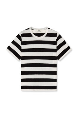 t-shirt-a-rayures-manches-courtes-noir-neutre