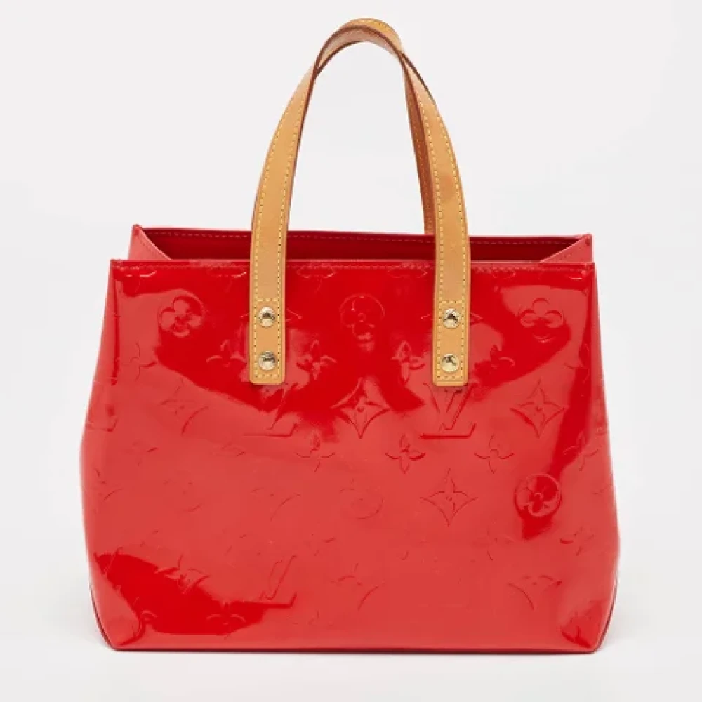 Louis Vuitton Vintage Pre-owned Leather totes Red Dames