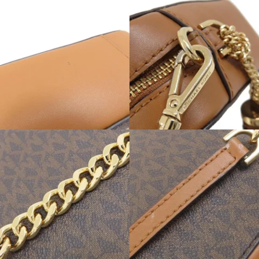 Michael Kors Pre-owned Plastic shoulder-bags Brown Dames