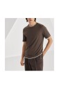 coffee-brown-crew-neck-t-shirts