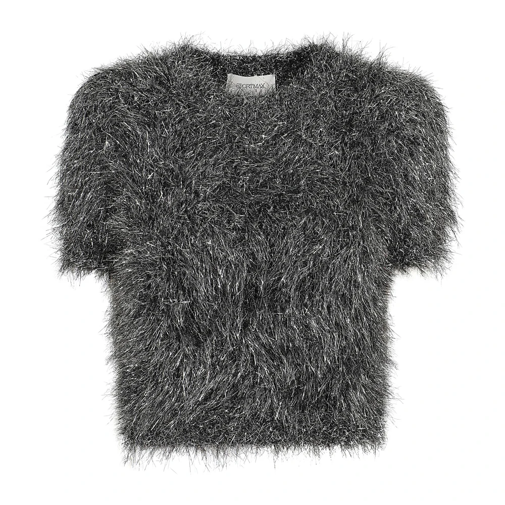 Max Mara Zilveren Sweater Tank Top Gray Dames