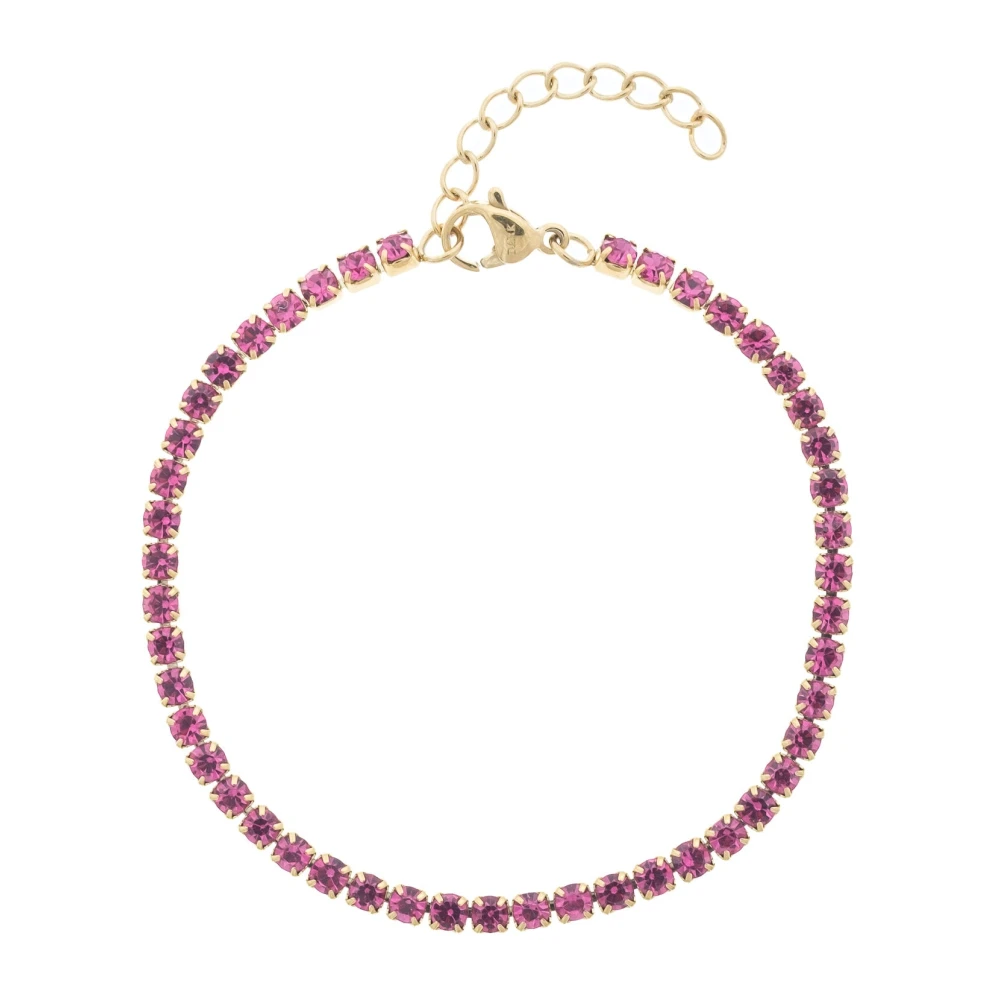 Tennis Chain Bracelet 3 MM Pink