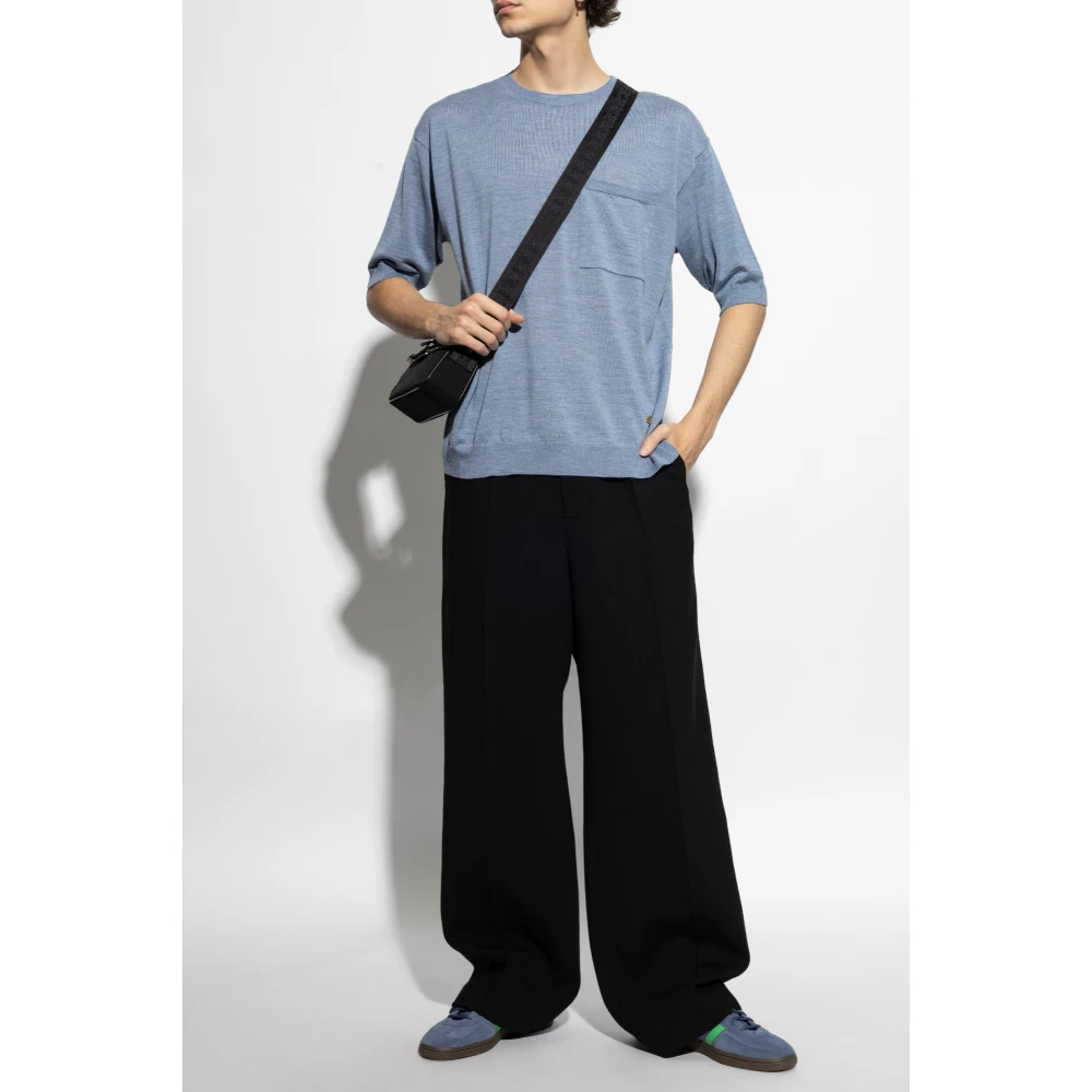 Moschino T-shirt met zak Blue Heren