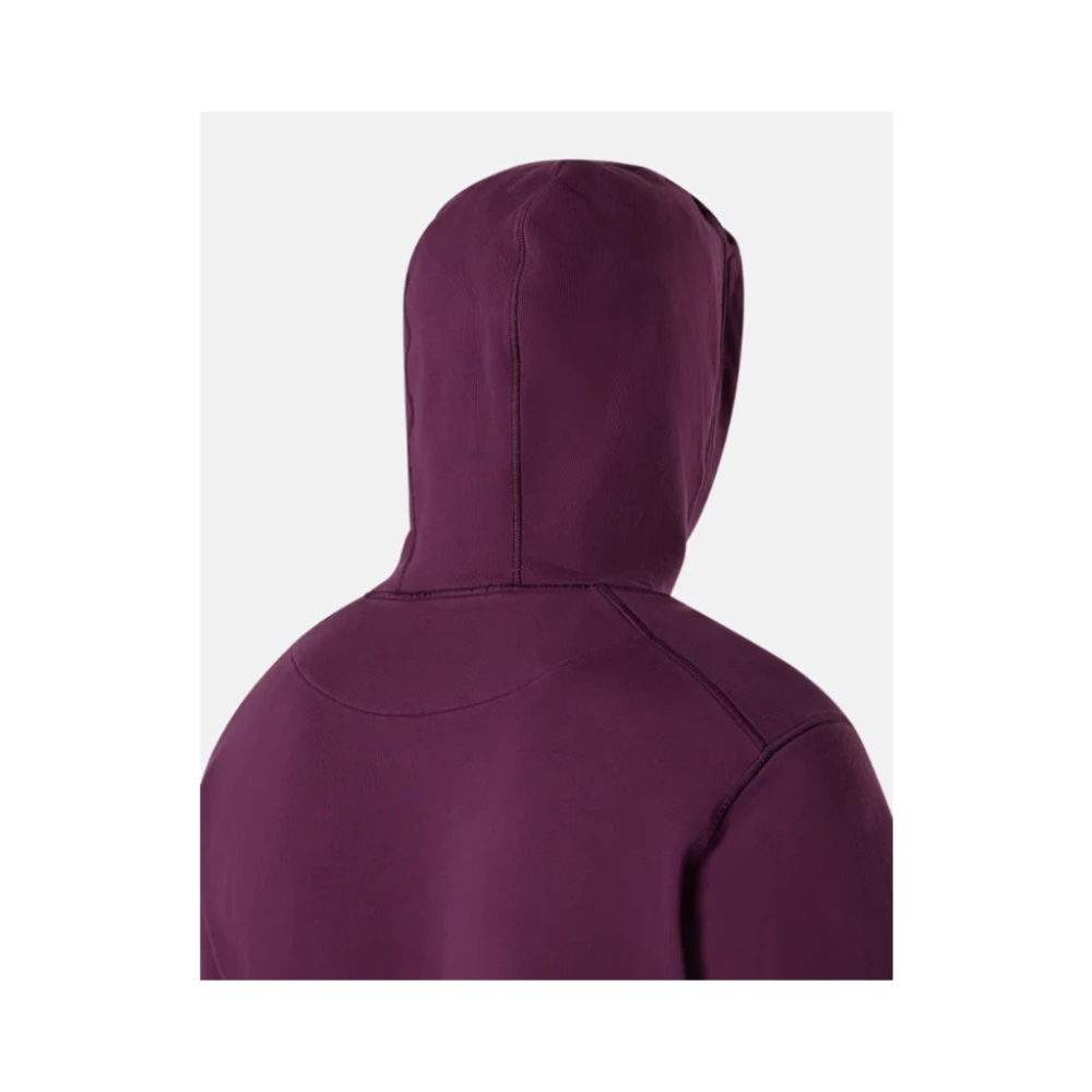 Stone Island Bordeauxrode Hoodie van Fleece Purple Heren