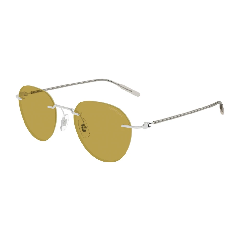 Montblanc Men's Gray Sunglasses, 51 Mm, Panthos Sunglasses