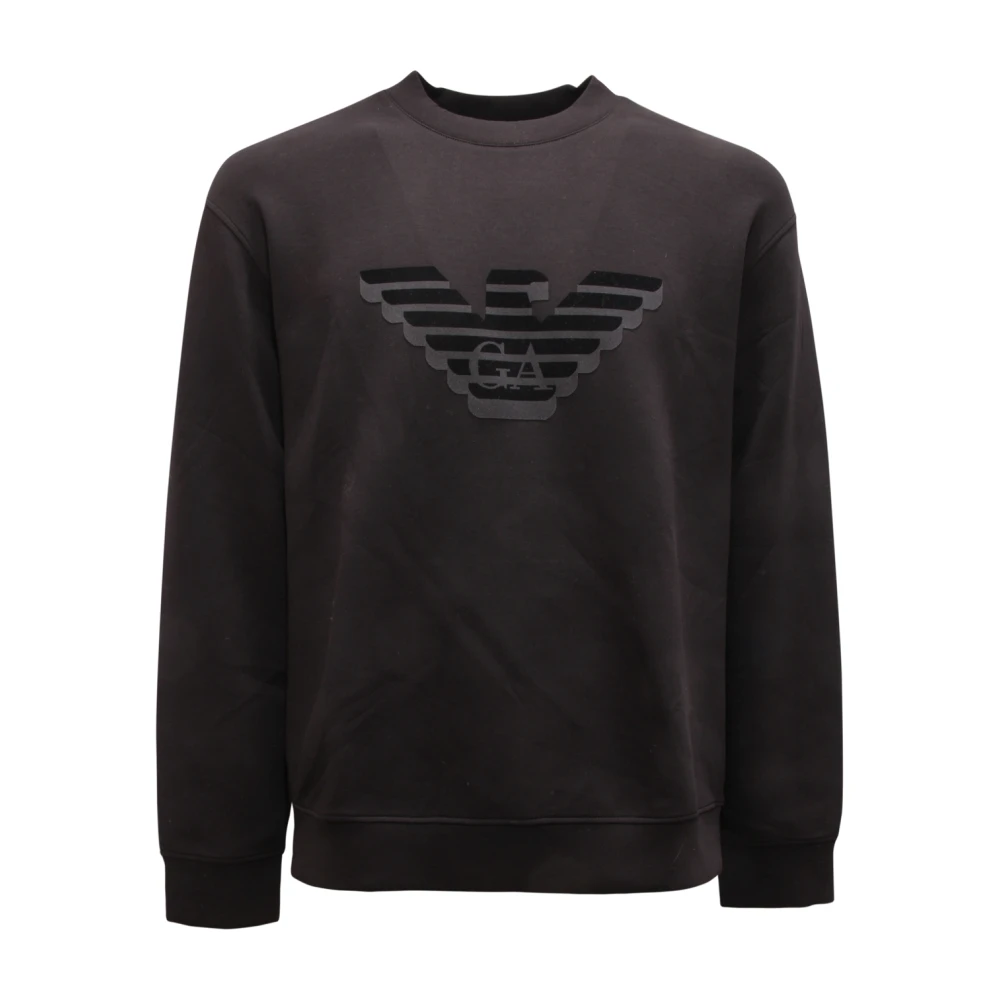 Armani Men's Black Eagle Sweatshirt - Sweatshirts - Xl - Sweatshirts & Hoodies