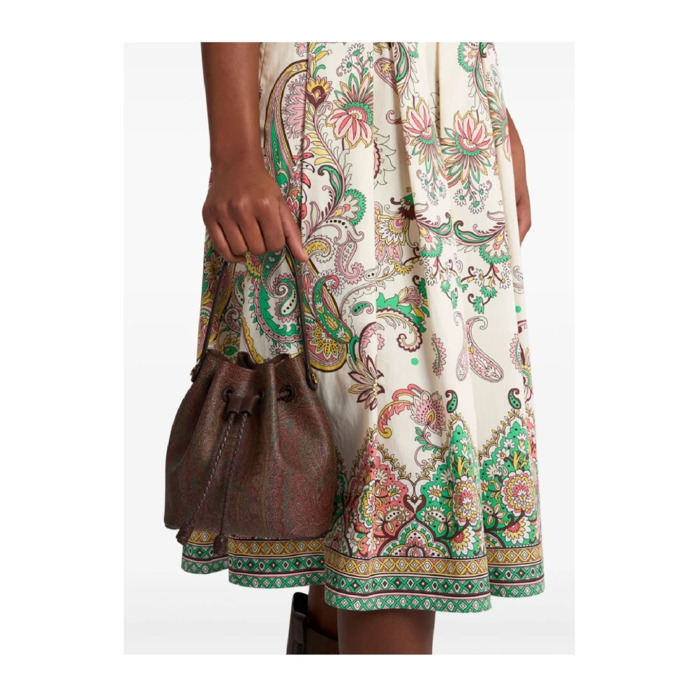 ETRO Stijlvolle Bucket Schoudertassen Brown Dames
