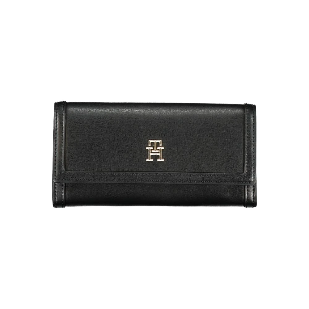 Tommy Hilfiger Women's Black Wallets & Cardholders, One Size, Polyethylene Wallet