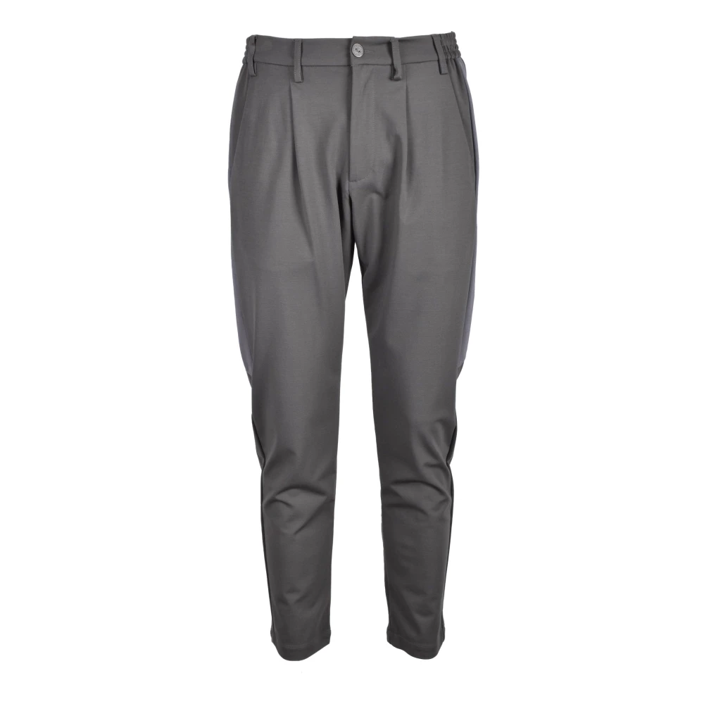 People of Shibuya Elegante Rayonmix Elastaan Broek Gray Heren