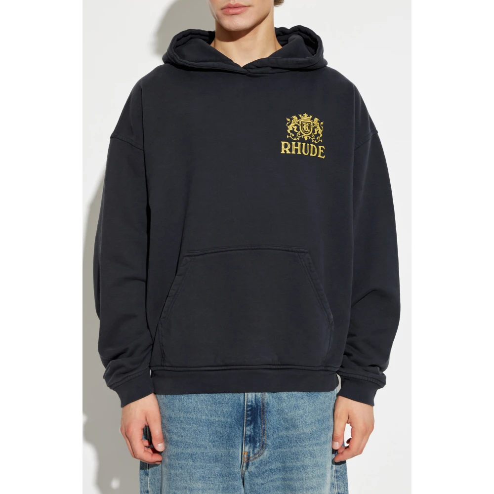 Rhude Hoodie Blue Heren