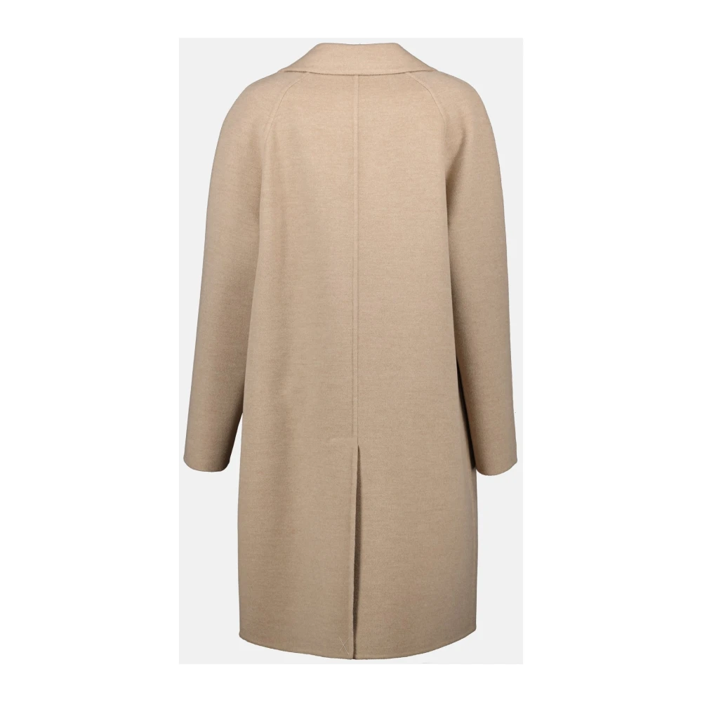 Fendi Omkeerbare wollen jas voor vrouwen Beige Dames