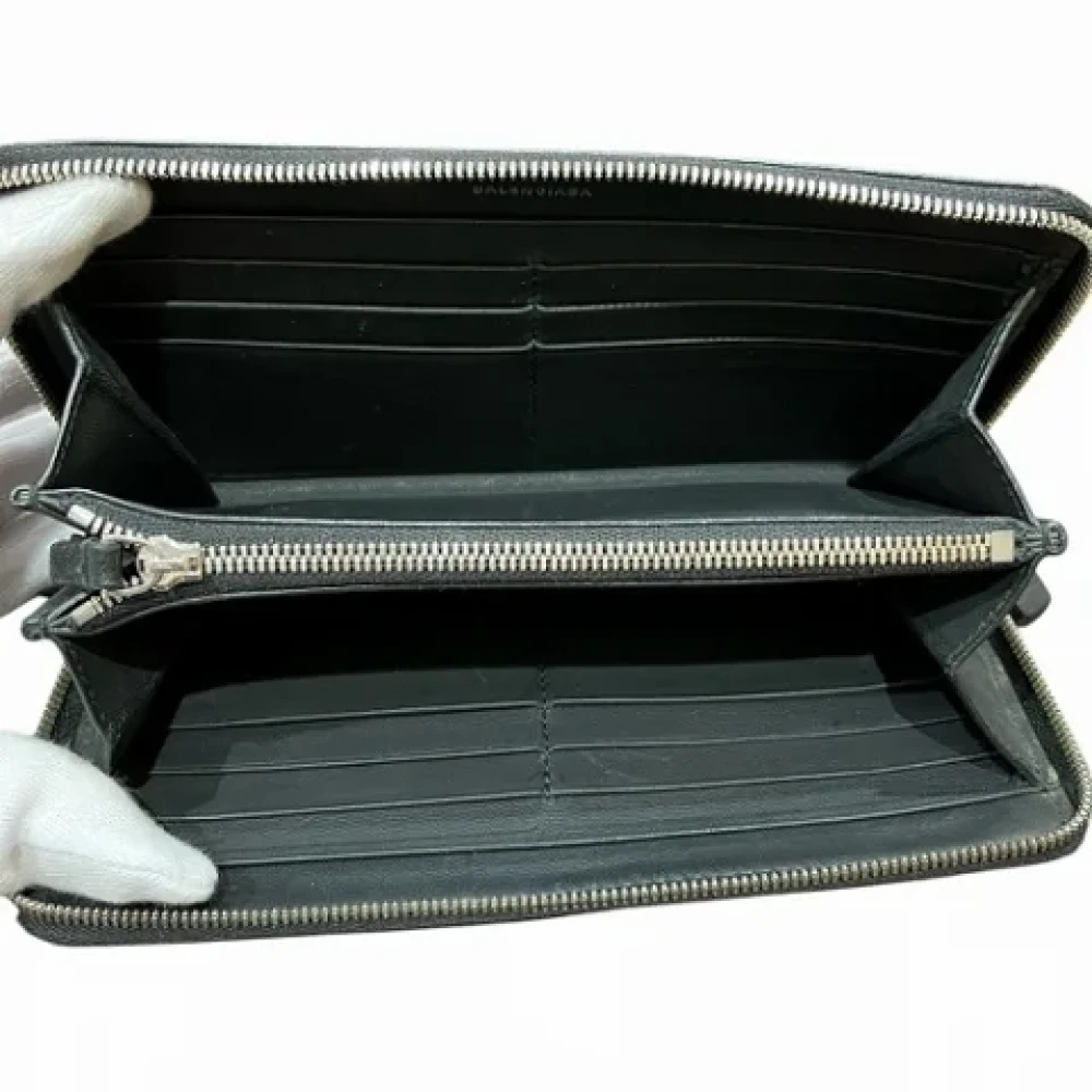 Balenciaga Vintage Pre-owned Leather wallets Black Heren