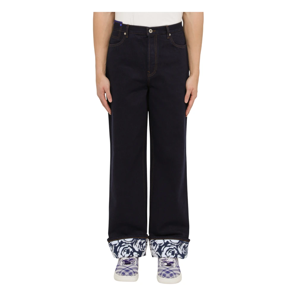 Burberry Slim Fit Denim Jeans Blue Heren