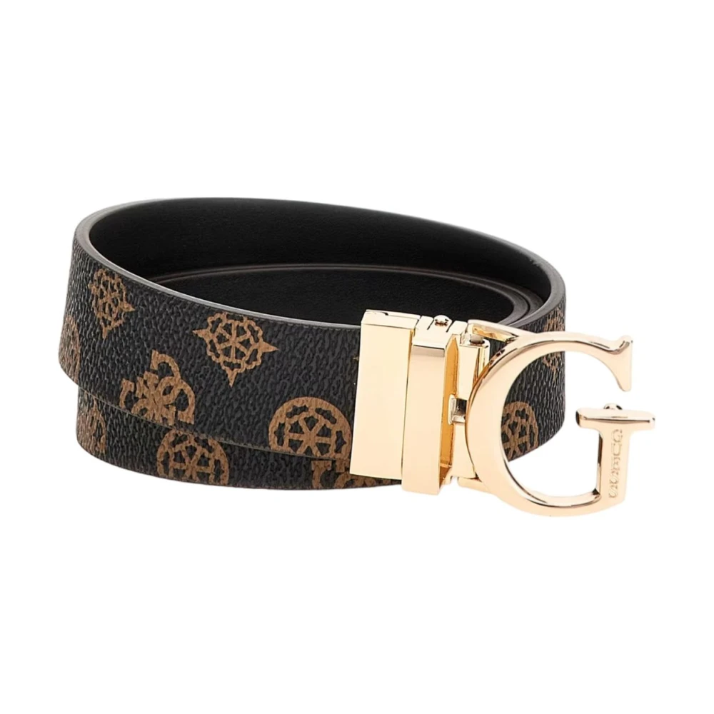 Guess Verstelbare Riem Herfst Winter Collectie Brown Dames