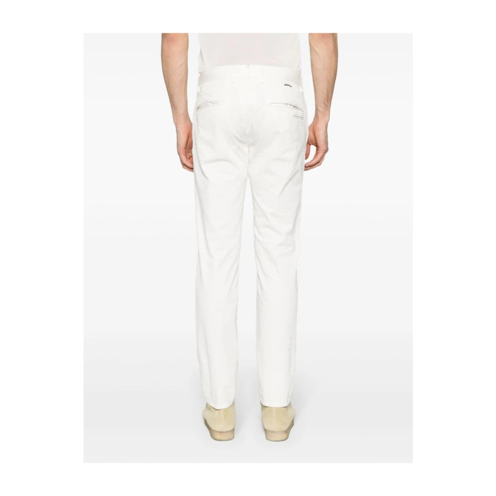 Incotex Casual Katoenen Broek White Heren