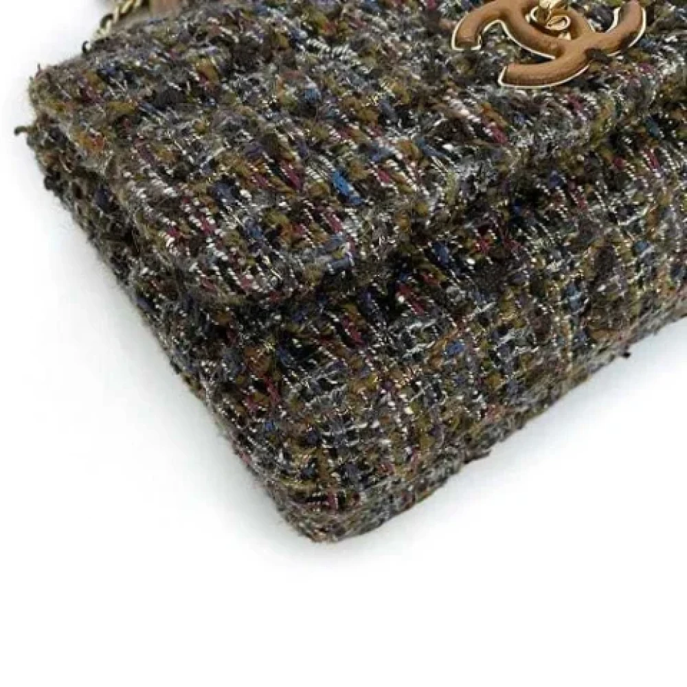 Chanel Vintage Pre-owned Fabric chanel-bags Brown Dames