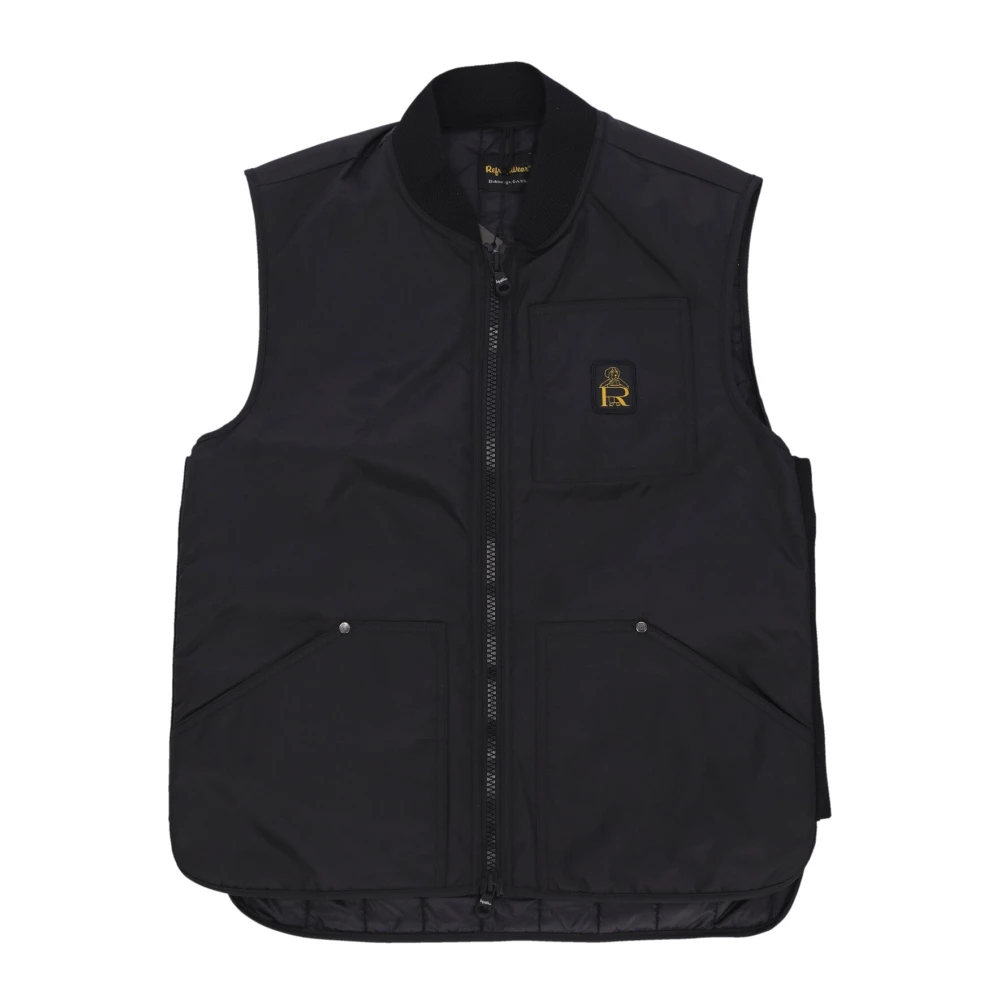 RefrigiWear Zwarte Originele Vest met Ritssluiting Black Heren