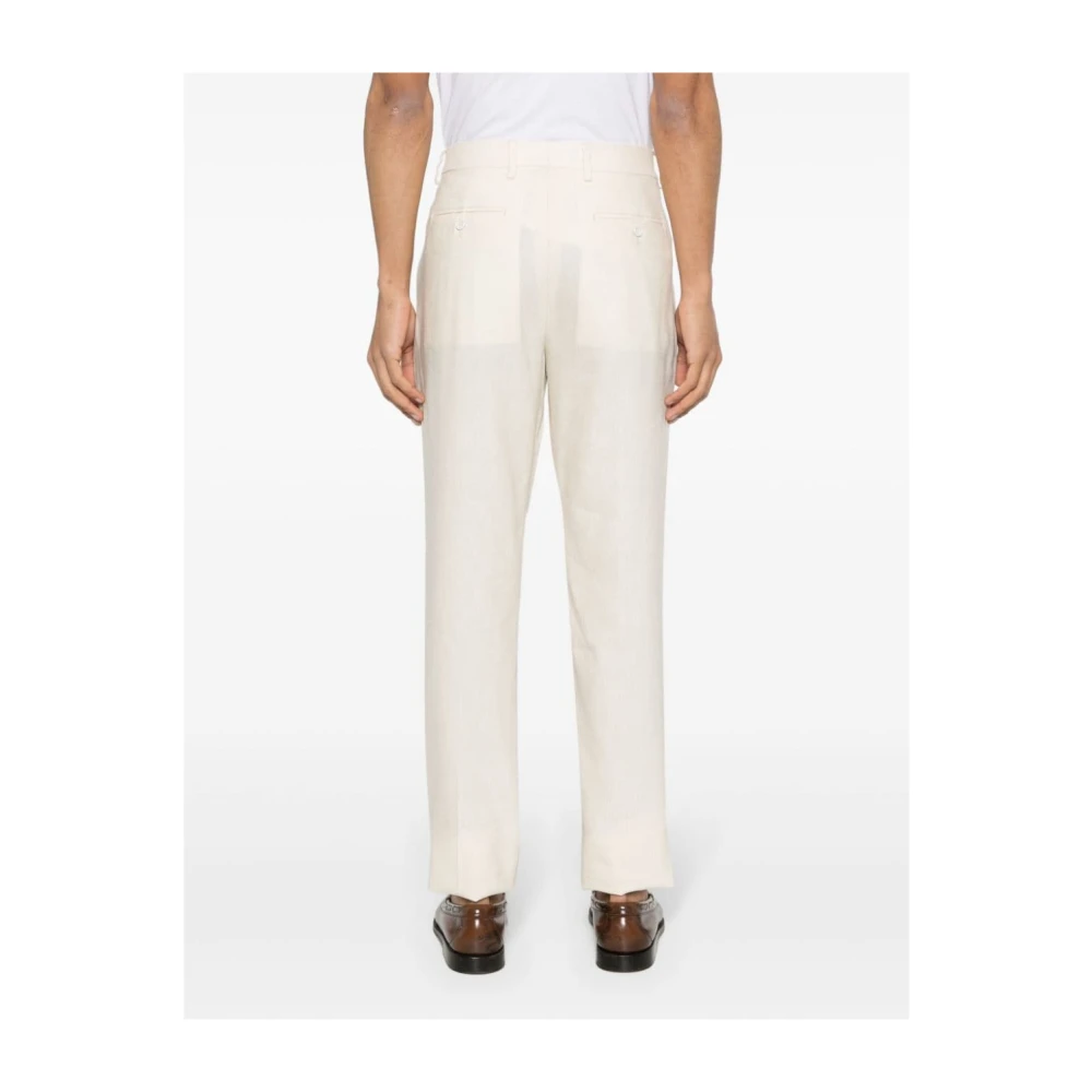 Lardini Roomkleurige Broek Beige Heren