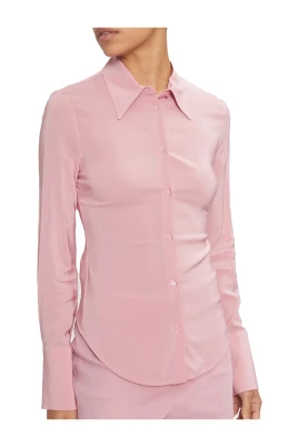 Camicia con colletto ampio