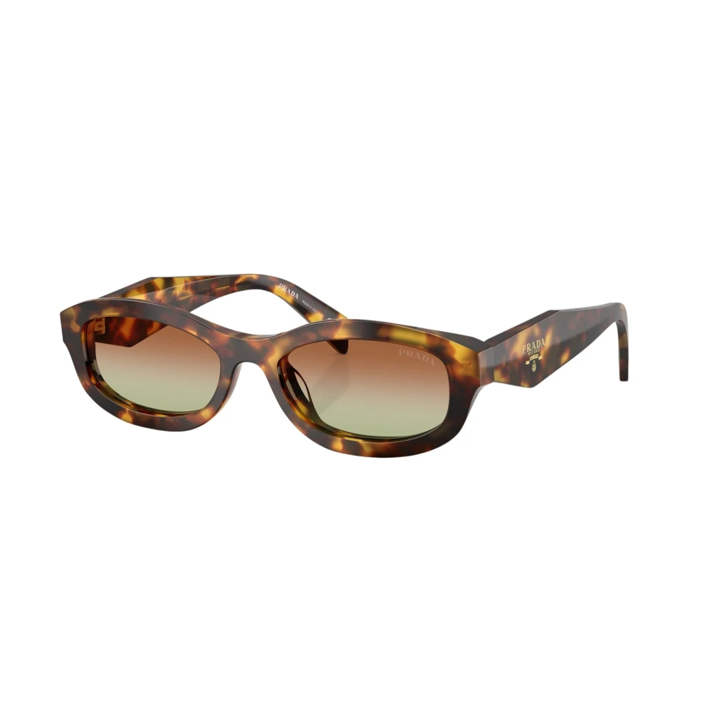 Prada Woman Sunglass PR D24S - Frame color: Honey Tortoise, Lens color: Green/Brown - Image 3