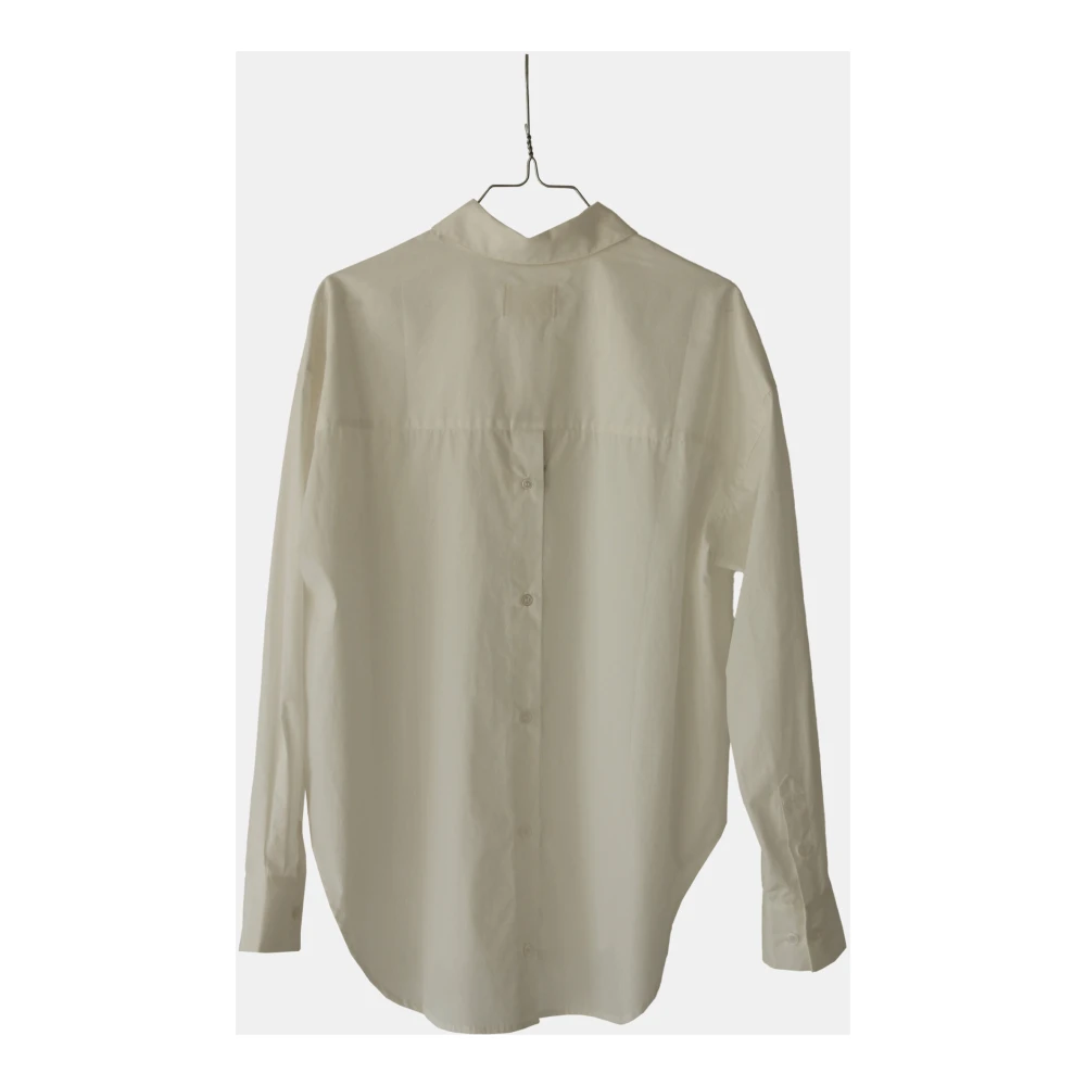 Designers Remix Claire Oversized Shirt Beige Dames