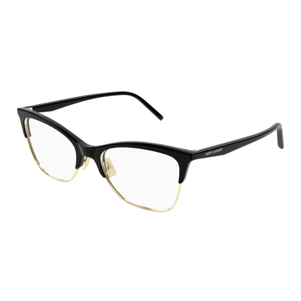 Saint Laurent Retro Cat-Eye Zonnebril Black Unisex