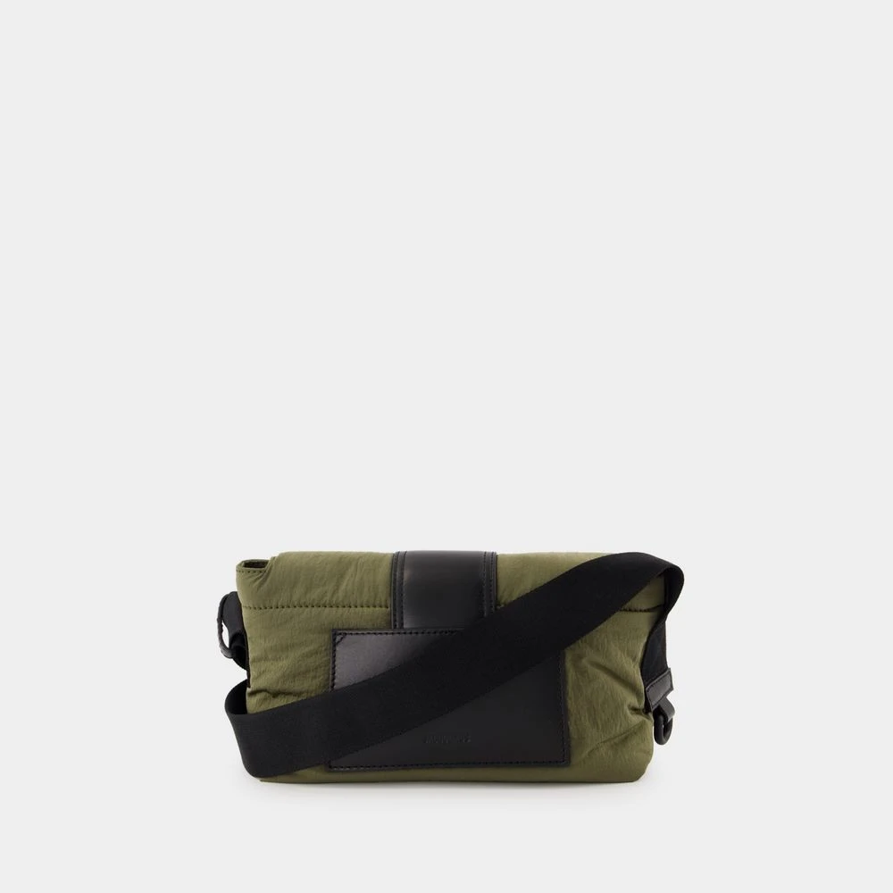 Jacquemus Khaki Katoen Crossbody Messenger Tas Green Heren