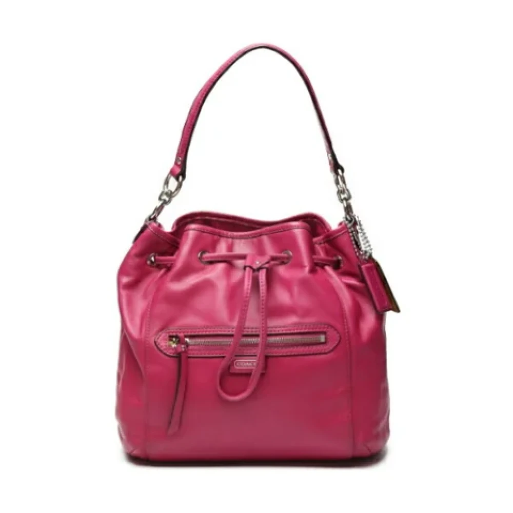 Coach Pre-owned Fabric shoulder-bags Pink Dames