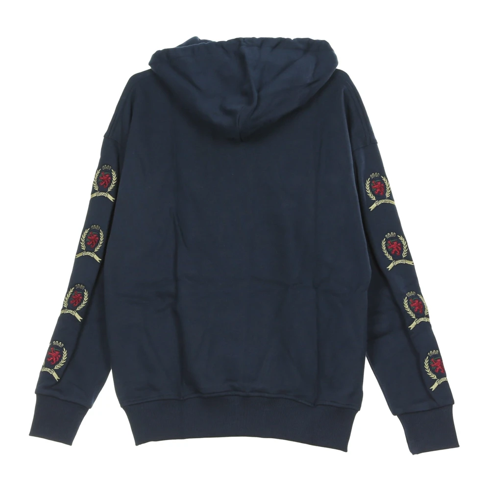 Tommy Hilfiger Crest Hoodie Vrouwen Donker Saffier Blue Dames