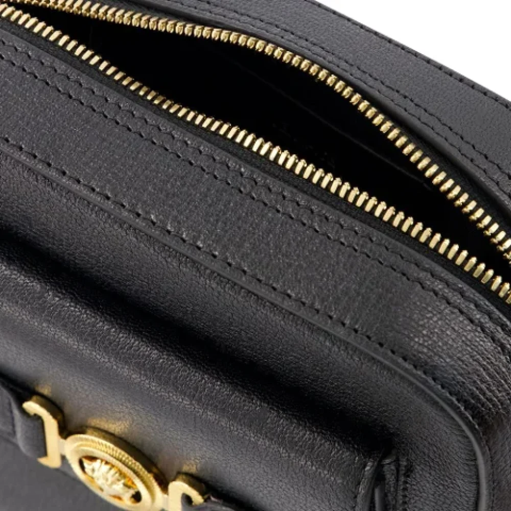 Versace Leather shoulder-bags Black Heren