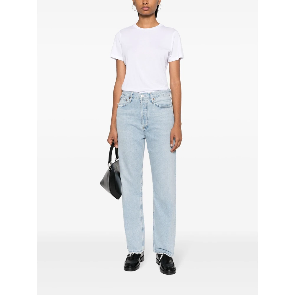 Agolde Witte Annise Tee White Dames