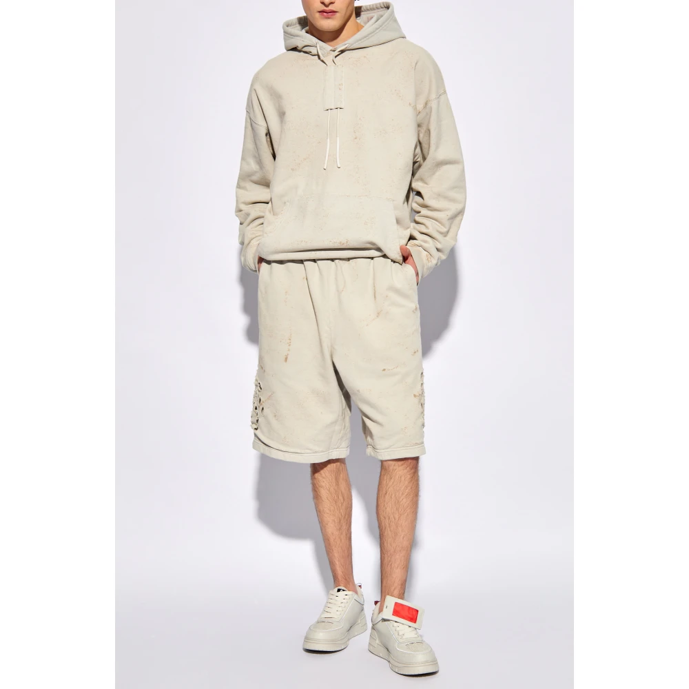 44 Label Group Shorts met uitsparingen Gray Heren