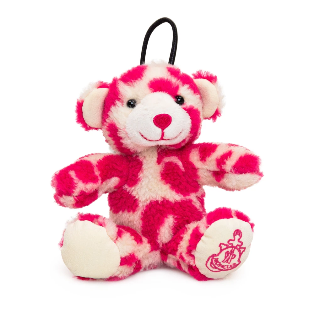 Moncler Verstelbare Band Teddybeer met Logo Pink Dames