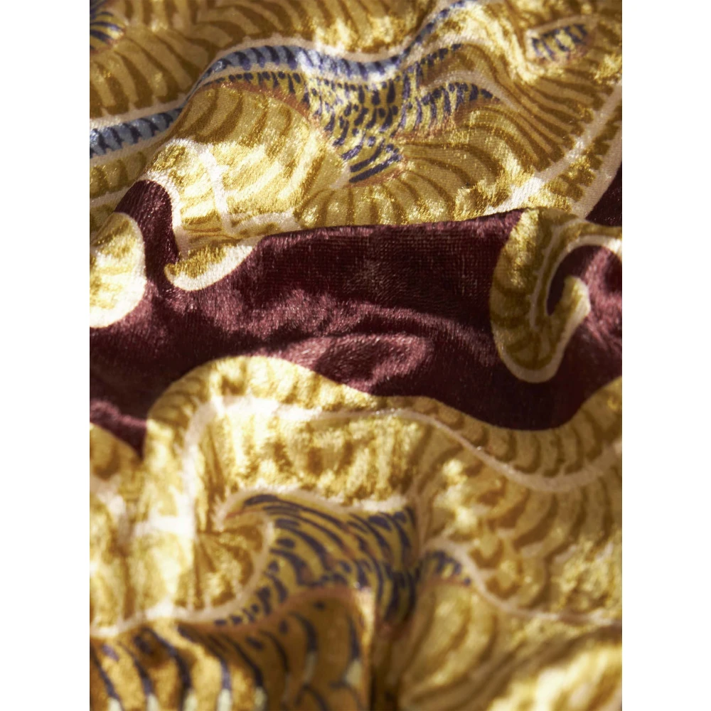 ETRO Bordeaux Paisley Jurk Aw24 Multicolor Dames