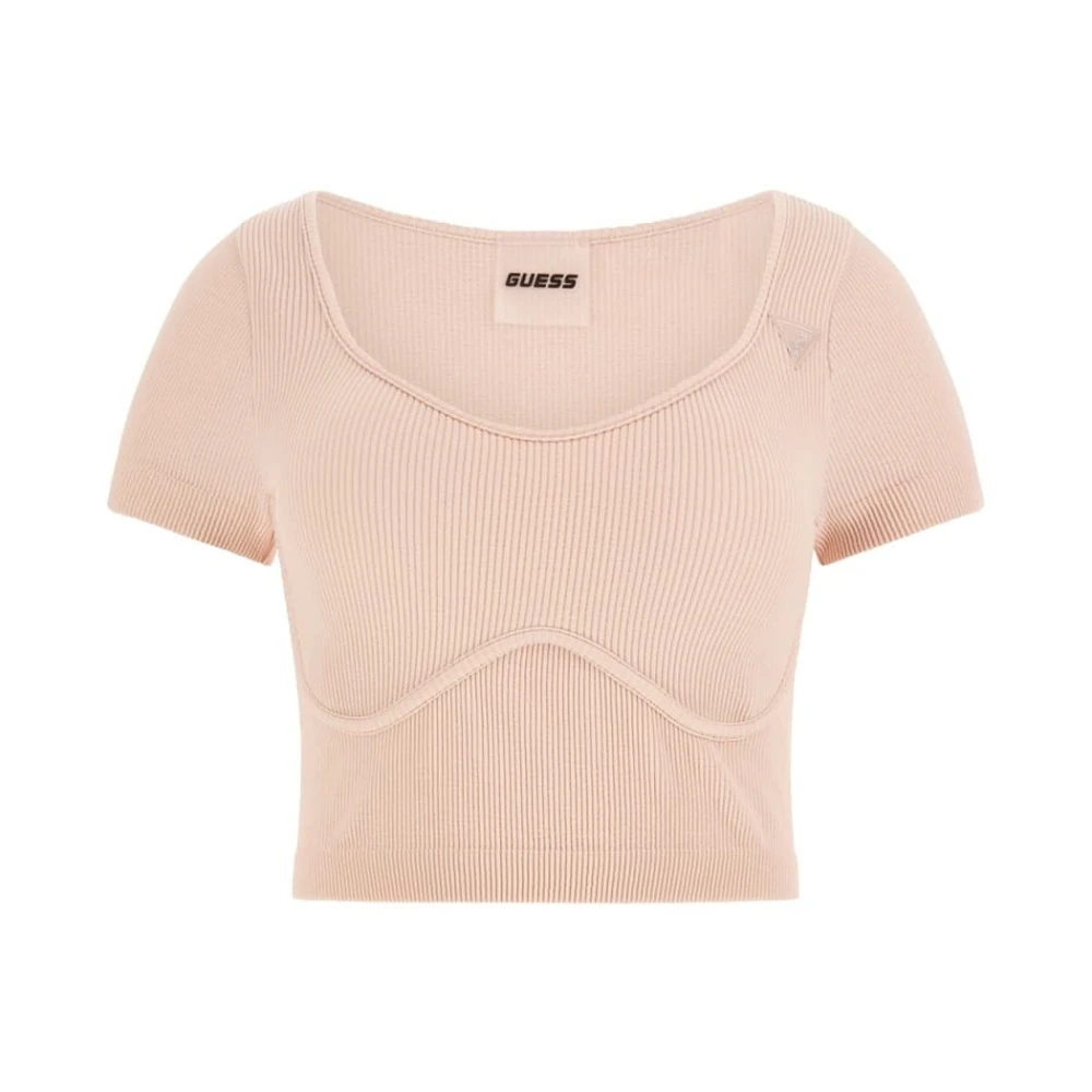 Guess - Tops > T-Shirts - Pink - Guess - Modalova