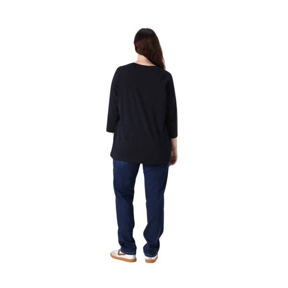 Marina Rinaldi Stijlvol T-shirt voor elke gelegenheid Blue Dames